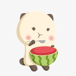 吃瓜小熊打球图片,趣味运动瞬间